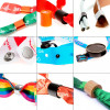 Miljövänligt festivalarmband av återvunnet material